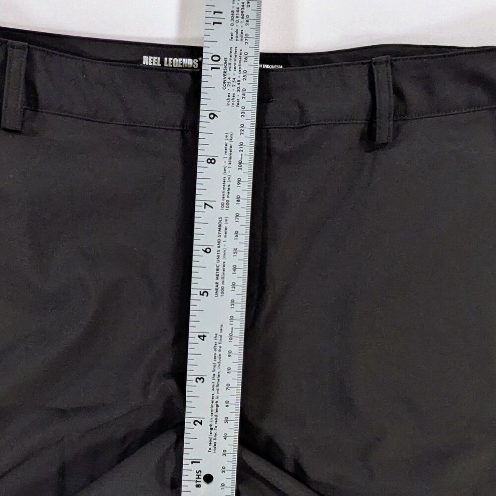 Reel Legends Shorts Women's MP Black Fishing Performance Stretch Outdoors Hiking - Picture 3 of 6